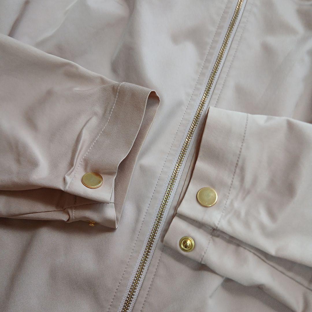 【美品】【ANAYI】ドロスト　パーカー　フードブルゾンジャケット　ピンク