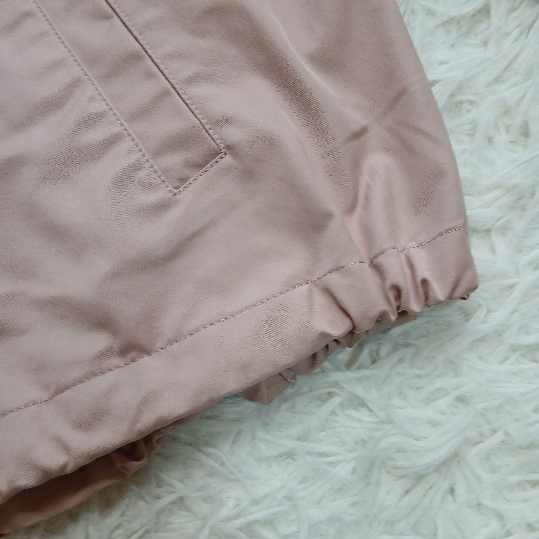 【美品】【ANAYI】ドロスト　パーカー　フードブルゾンジャケット　ピンク