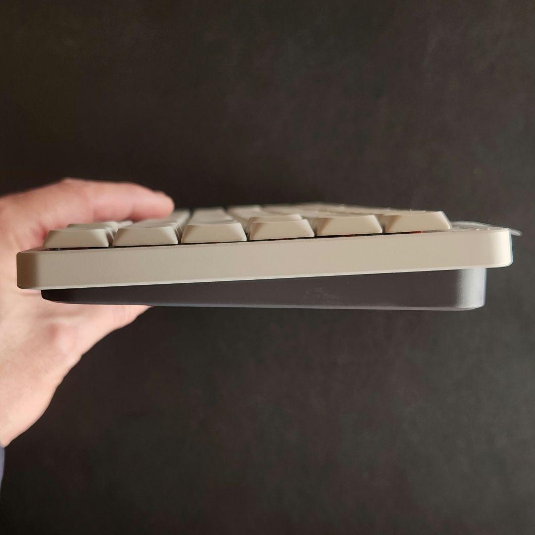 Nuphy Node 75 Lunar White 赤軸 Red Nano