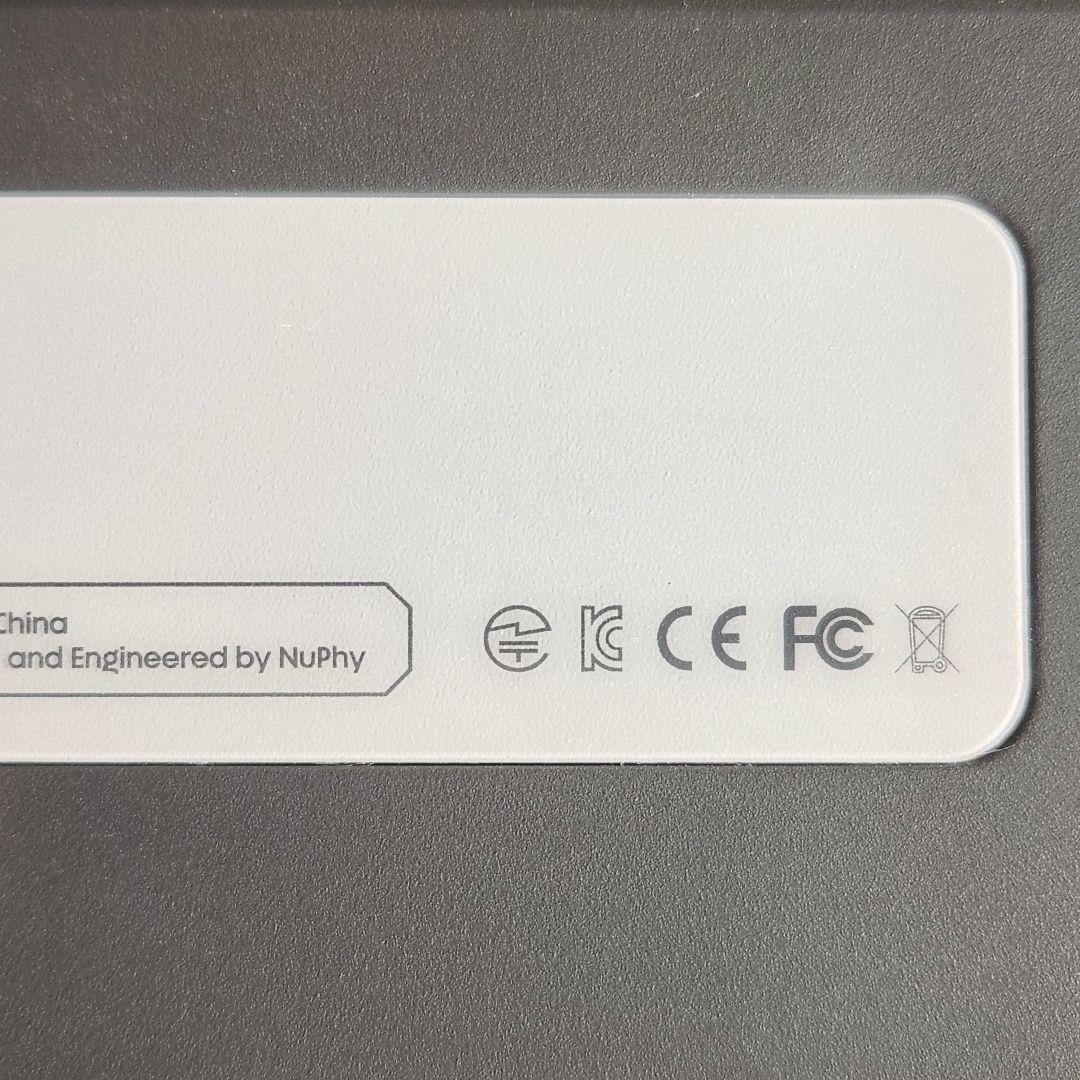 Nuphy Node 75 Lunar White 赤軸 Red Nano