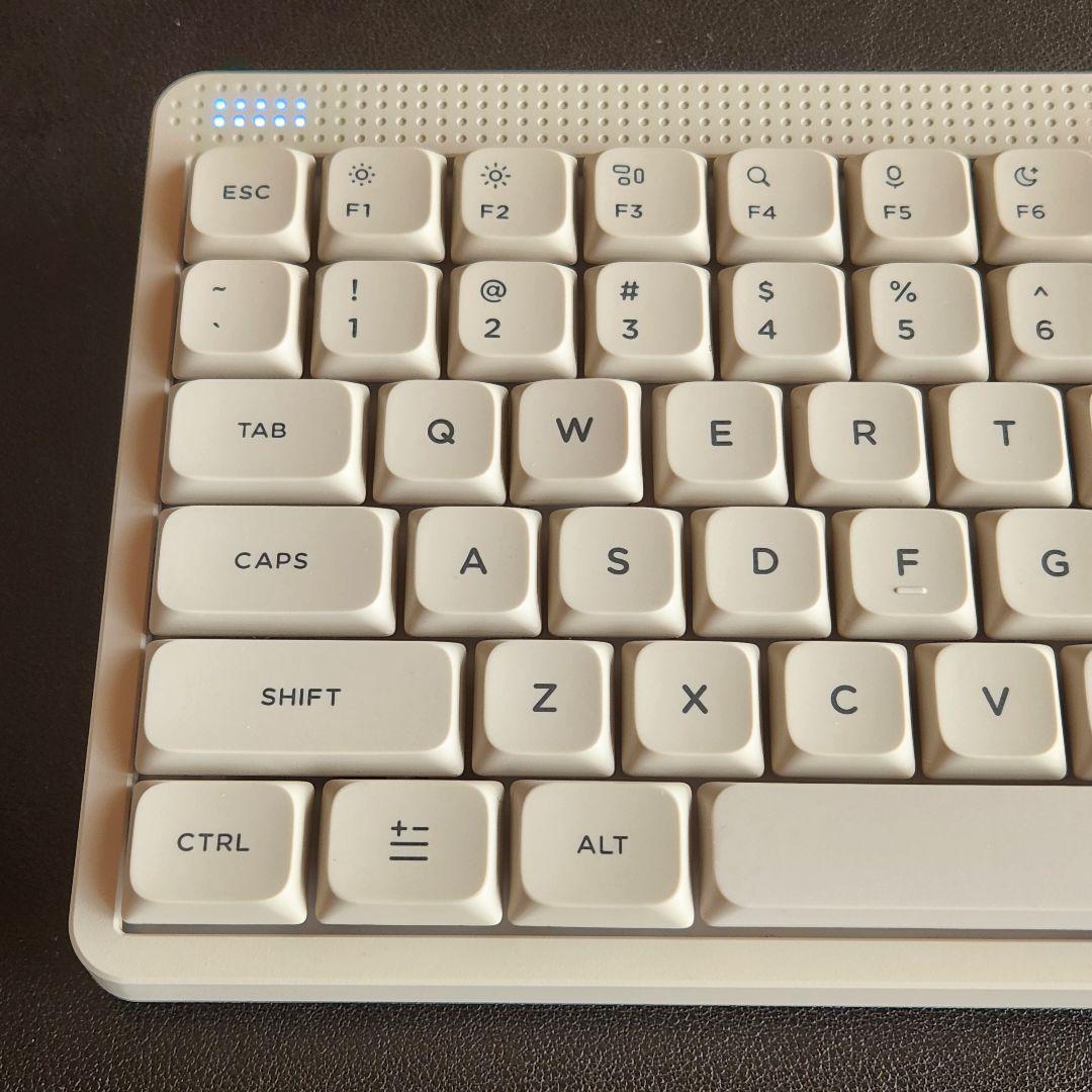 Nuphy Node 75 Lunar White 赤軸 Red Nano