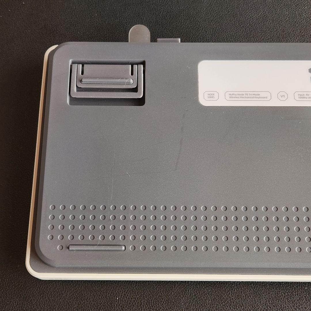 Nuphy Node 75 Lunar White 赤軸 Red Nano