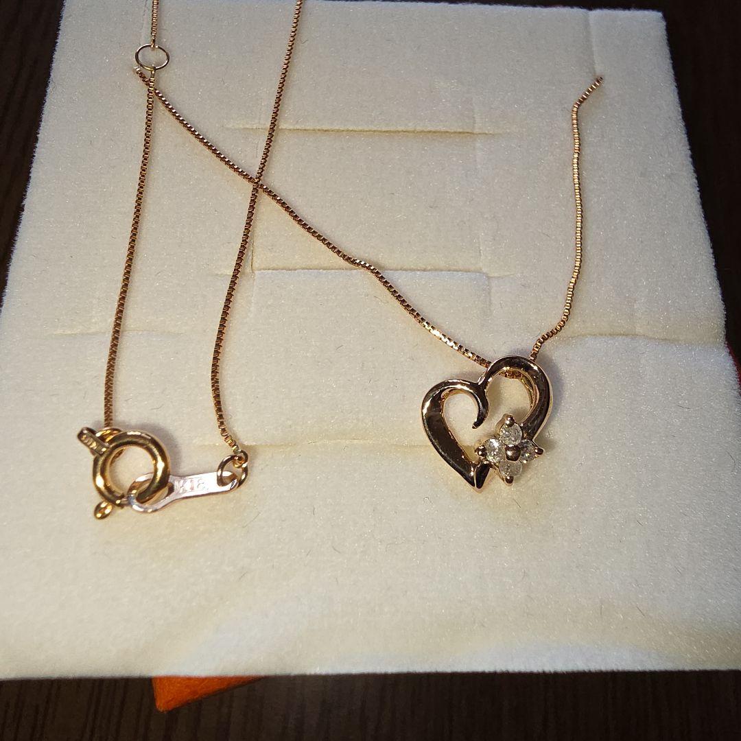 ダイヤモンドジュエリー ピンクゴールド ハートモチーフ