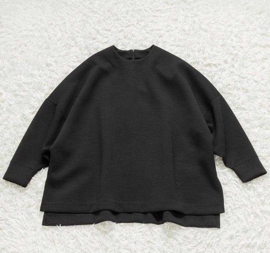 美品 Whim Gazette ウィムガゼット ダンボールプルオーバー ブラック