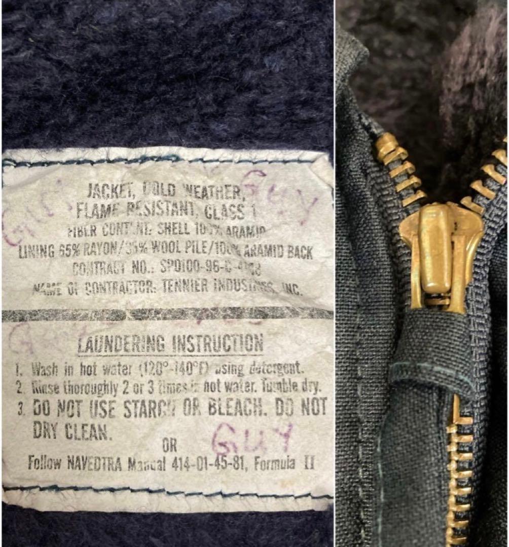 y*o様 90s US.NAVY ARAMID DECK JACKET ネイビー