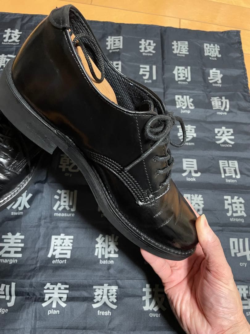 シ*コ様 A.P.C 黒のレザーシューズ ポストマン　25.5センチ