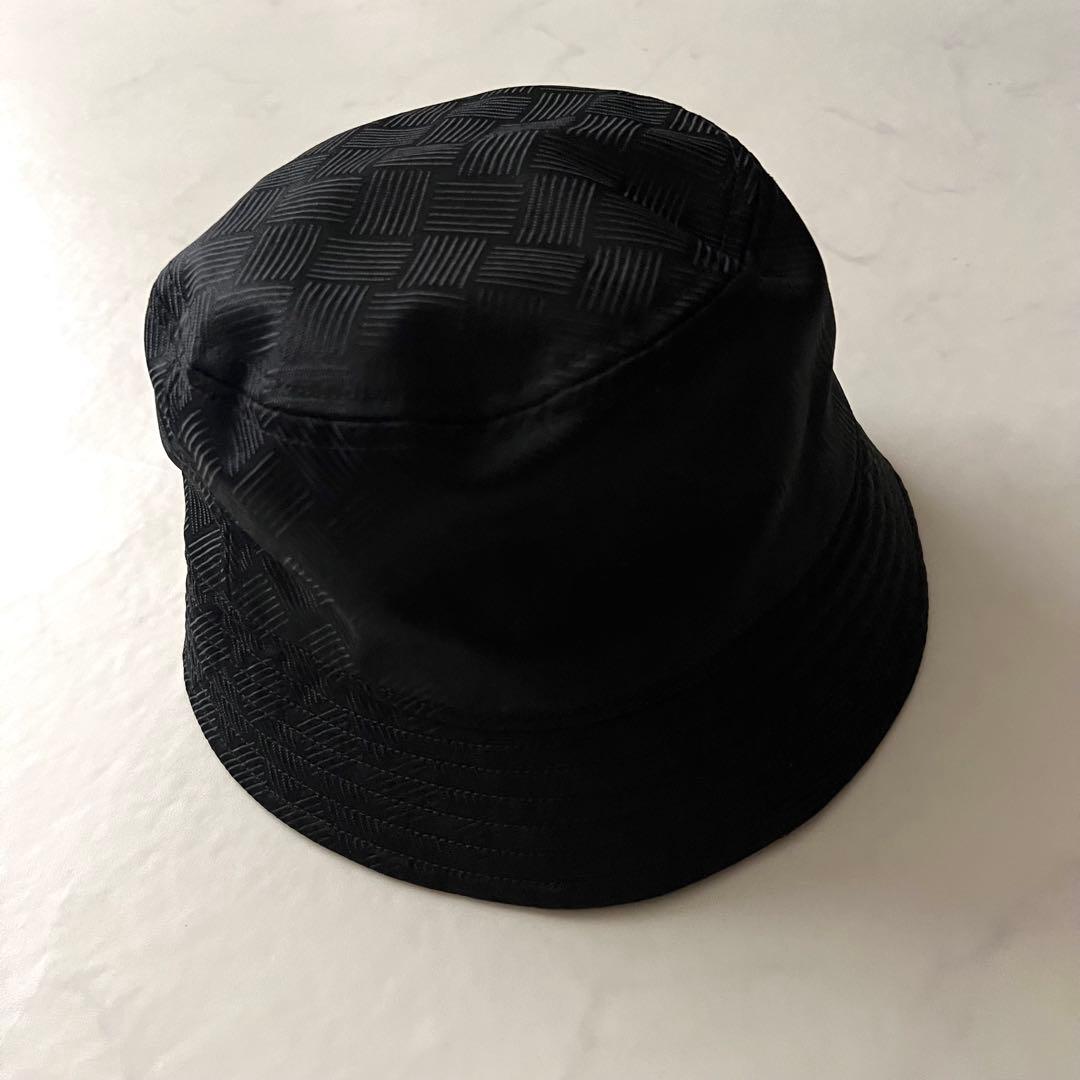 美品 ボッテガヴェネタ バケットハット ブラック 黒 Sサイズ 帽子 近年モデル