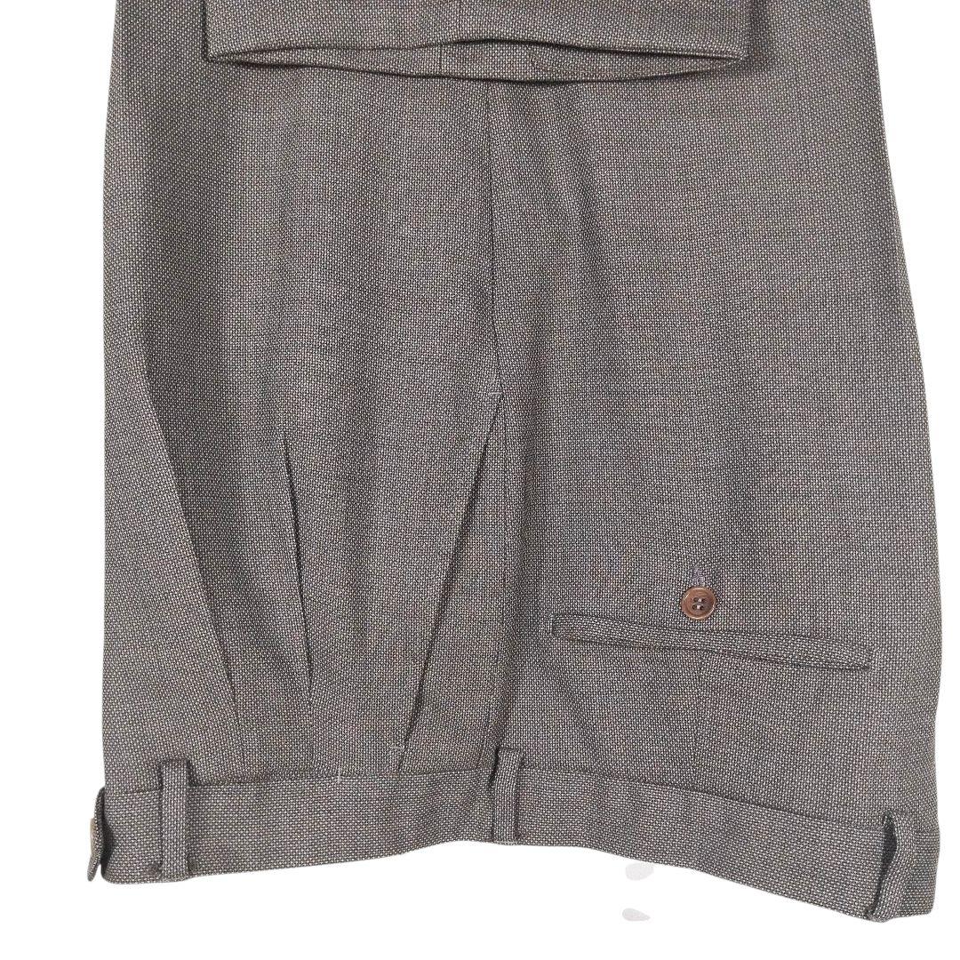 ​伊勢丹 CERRUTI ダブルスーツ セットアップ LL相当 ウール100%