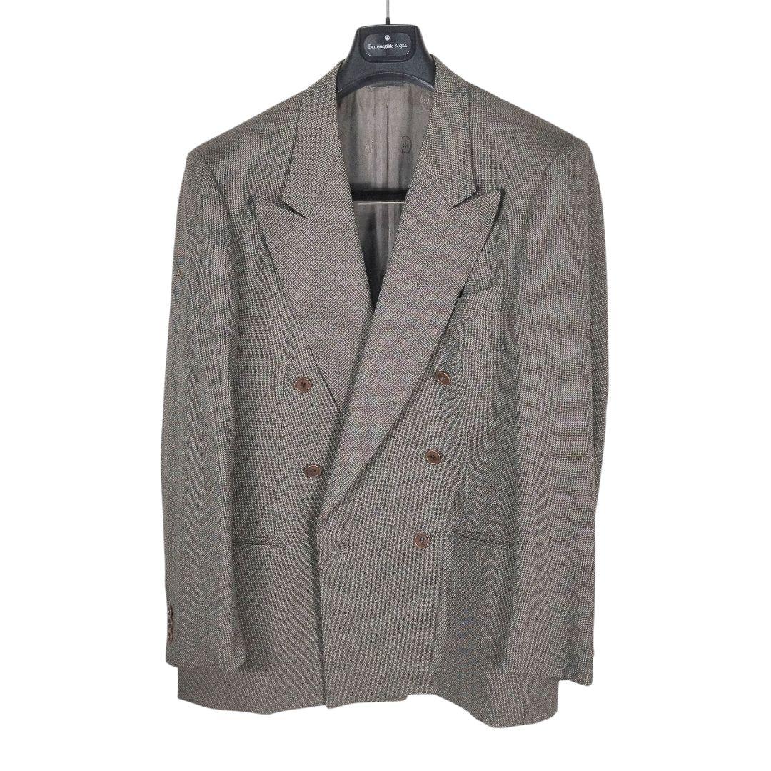 ​伊勢丹 CERRUTI ダブルスーツ セットアップ LL相当 ウール100%