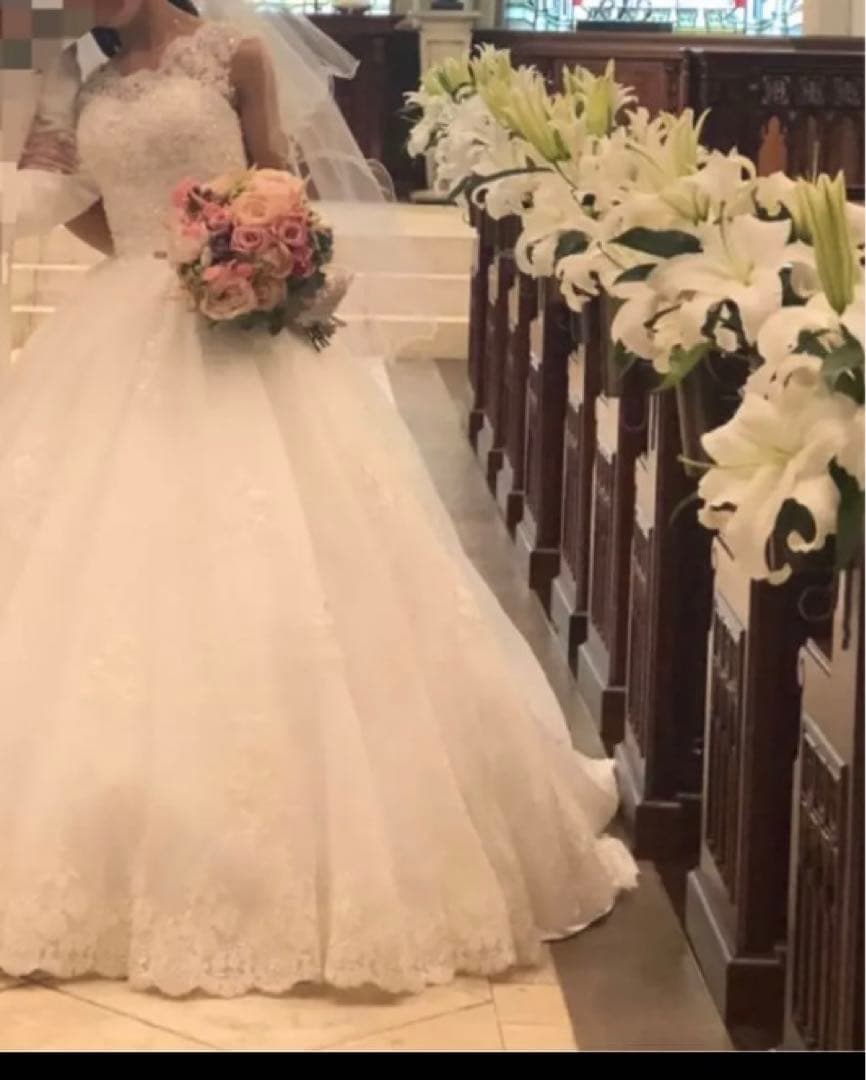 再度お値下げしました⭐︎YNS ウエディングドレス SL19921-SDTK