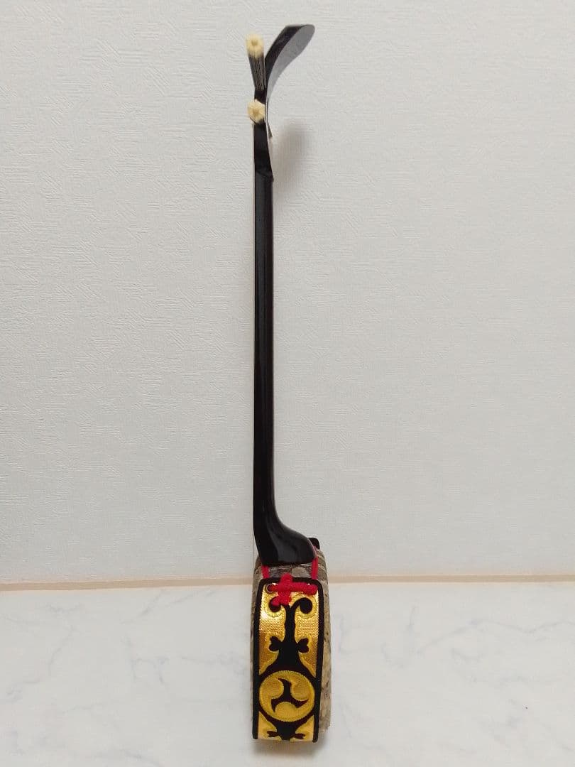 沖縄三線 本皮 強化張り 蛇皮 バッグ付 琉球 和楽器 本体