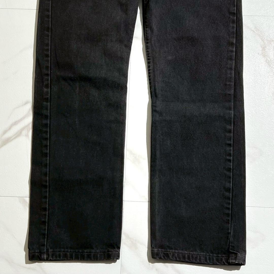 90s 00s　USA製　リーバイス505　後染めブラック　ブラックデニム　黒