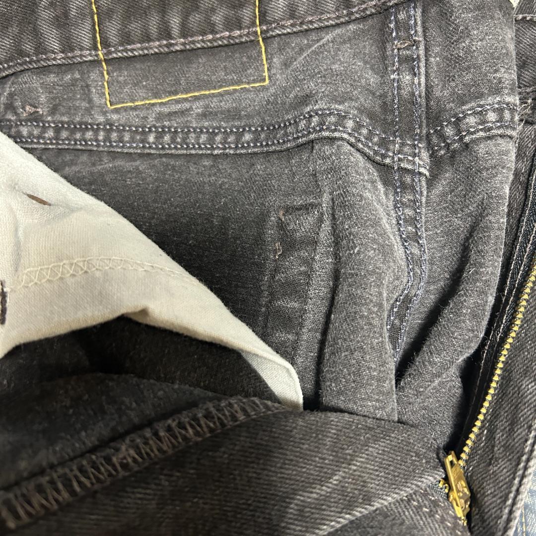 90s 00s　USA製　リーバイス505　後染めブラック　ブラックデニム　黒