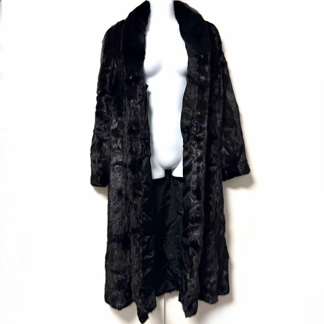 SAGA MINK superb quality ファーコート　ロングコート