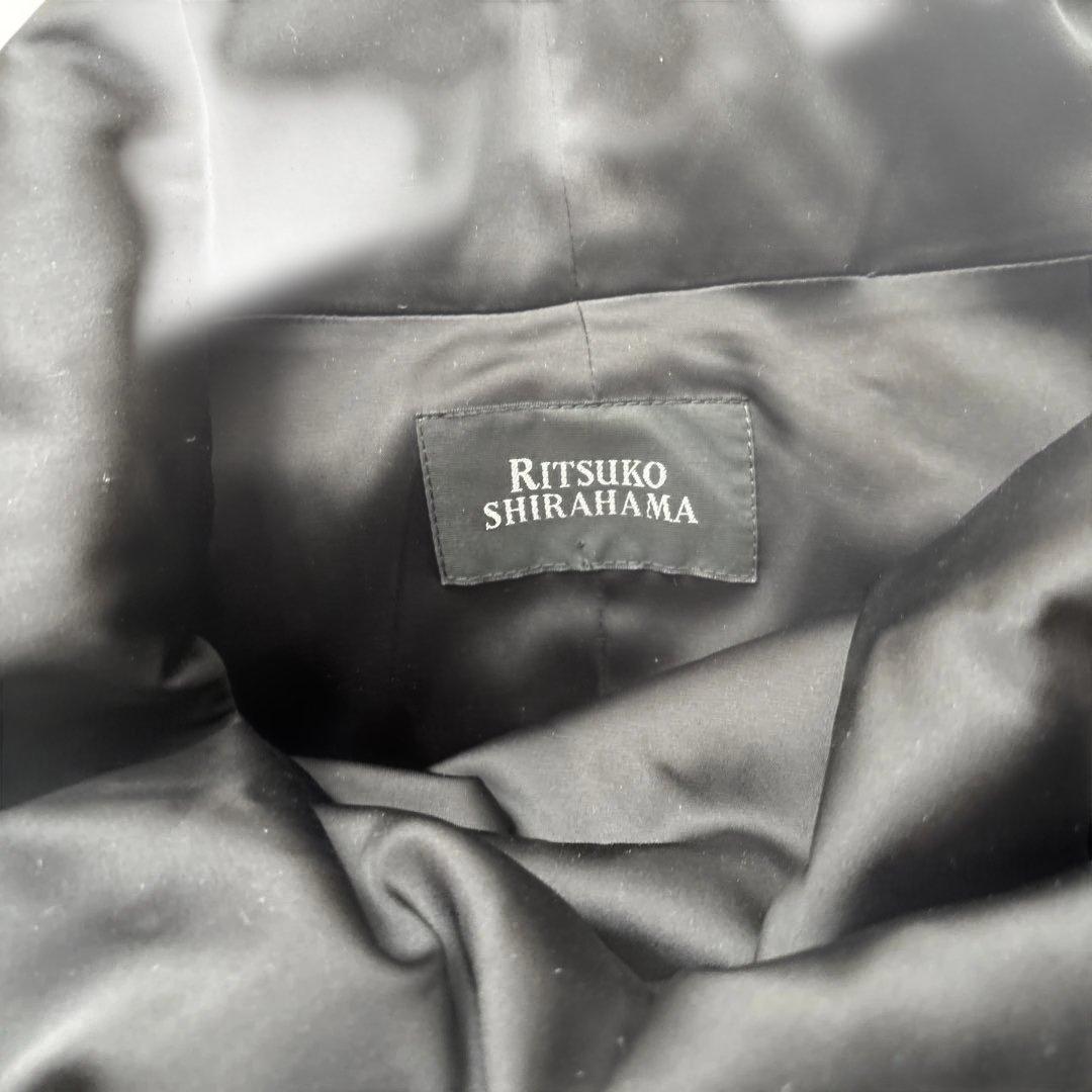 RITSUKO SHIRAHAMA 黒 ダウンベスト　サイズ1 美品