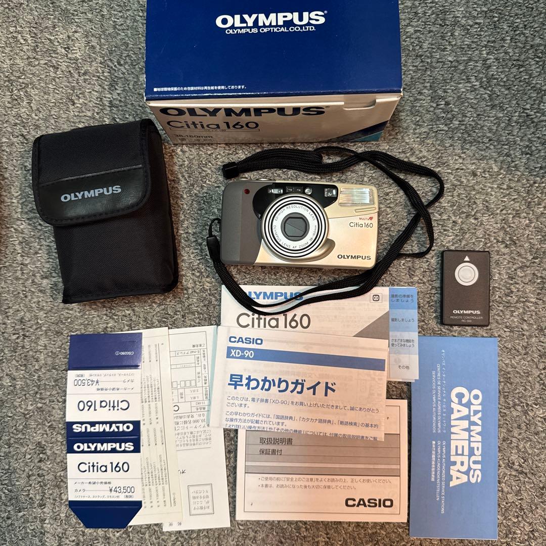 【美品】オリンパス　CASIO シティア OLYMPUS citia160