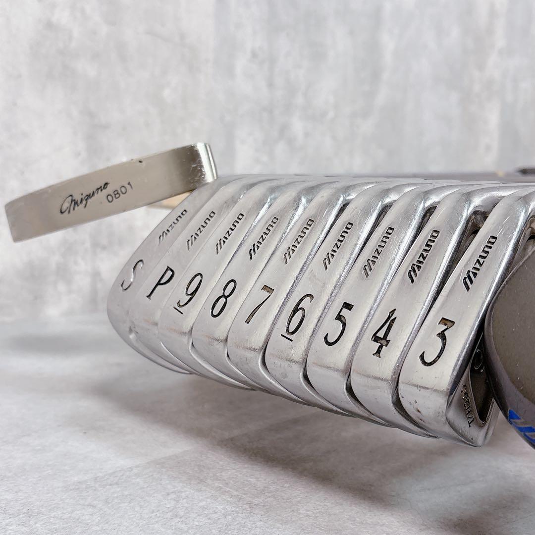 T102 ミズノ プロ ゴルフクラブ メンズ フルセット 14点 白 初心者