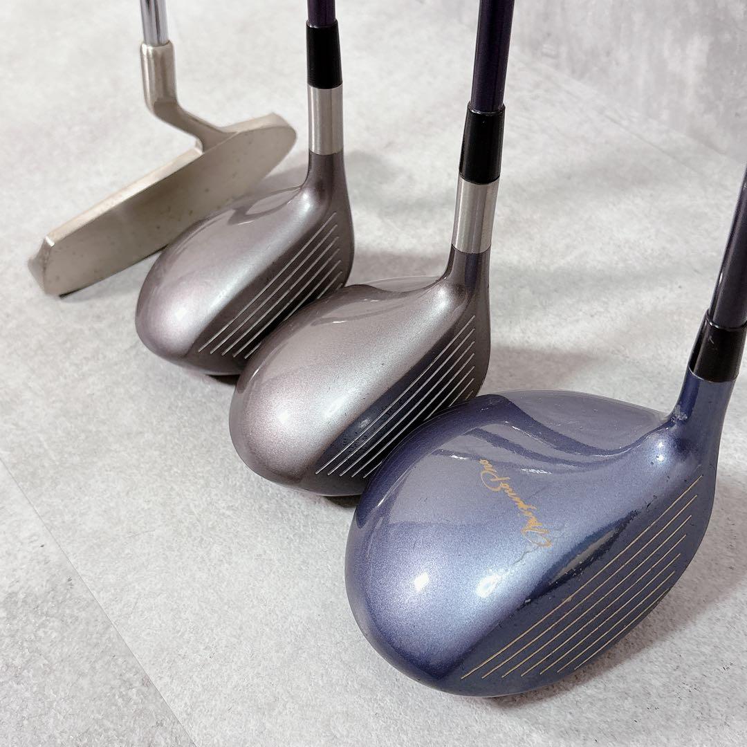 T102 ミズノ プロ ゴルフクラブ メンズ フルセット 14点 白 初心者