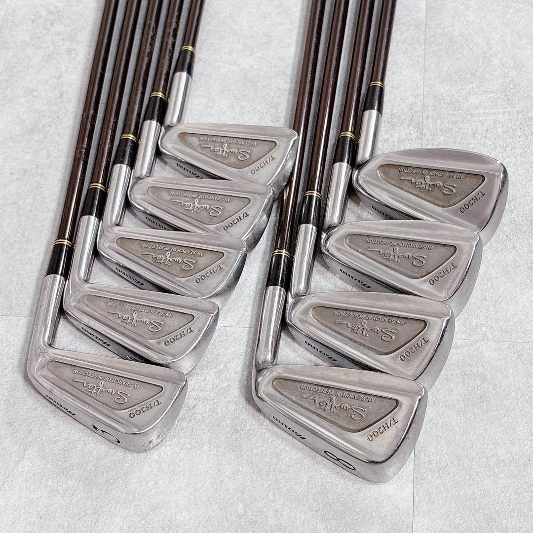 T102 ミズノ プロ ゴルフクラブ メンズ フルセット 14点 白 初心者