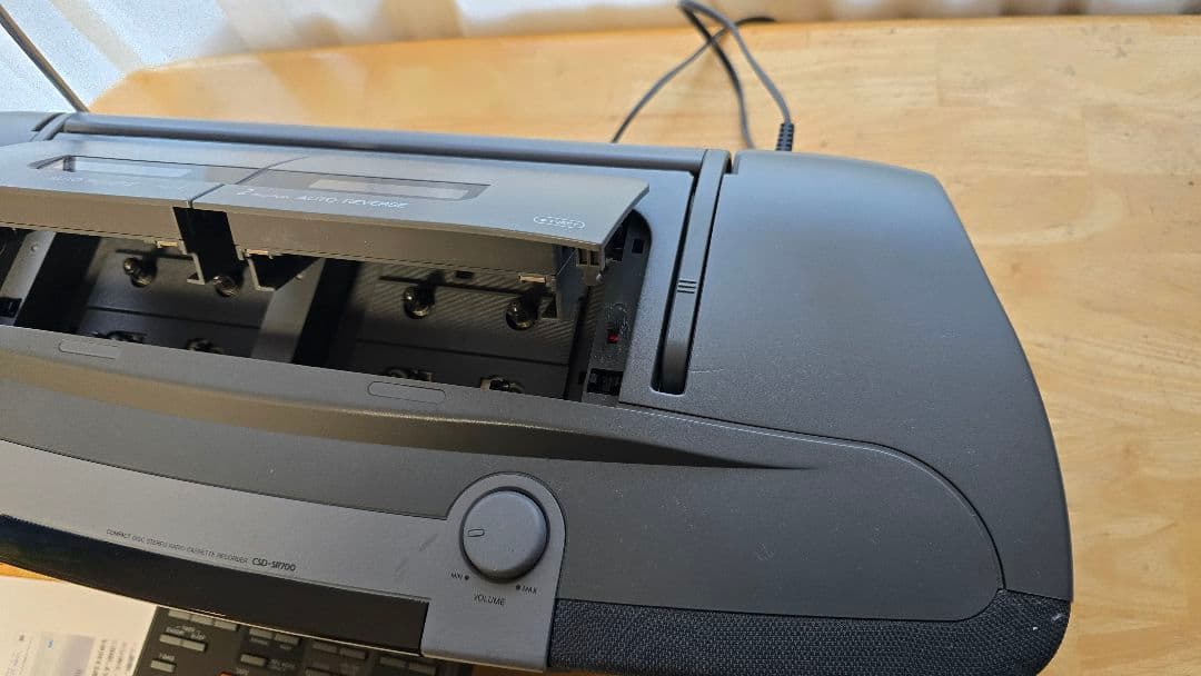 美品★AIWA CSD-SR700改 Bluetooth搭載CDラジカセ 179