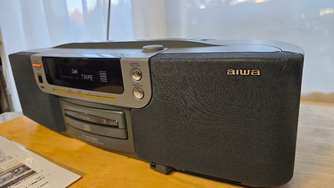 美品★AIWA CSD-SR700改 Bluetooth搭載CDラジカセ 179