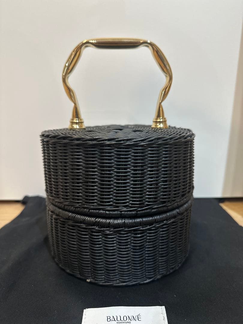 マニマリス　MANIMARIS パンケーキバスケット　黒　ダブル　完売品