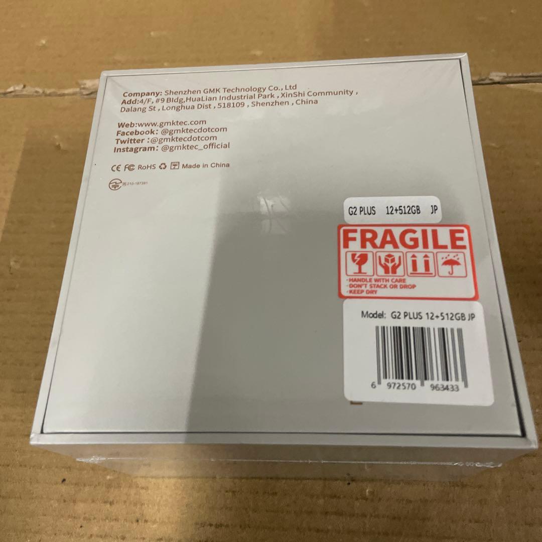 GMKtec ミニPC G2 PLUS 12＋512G