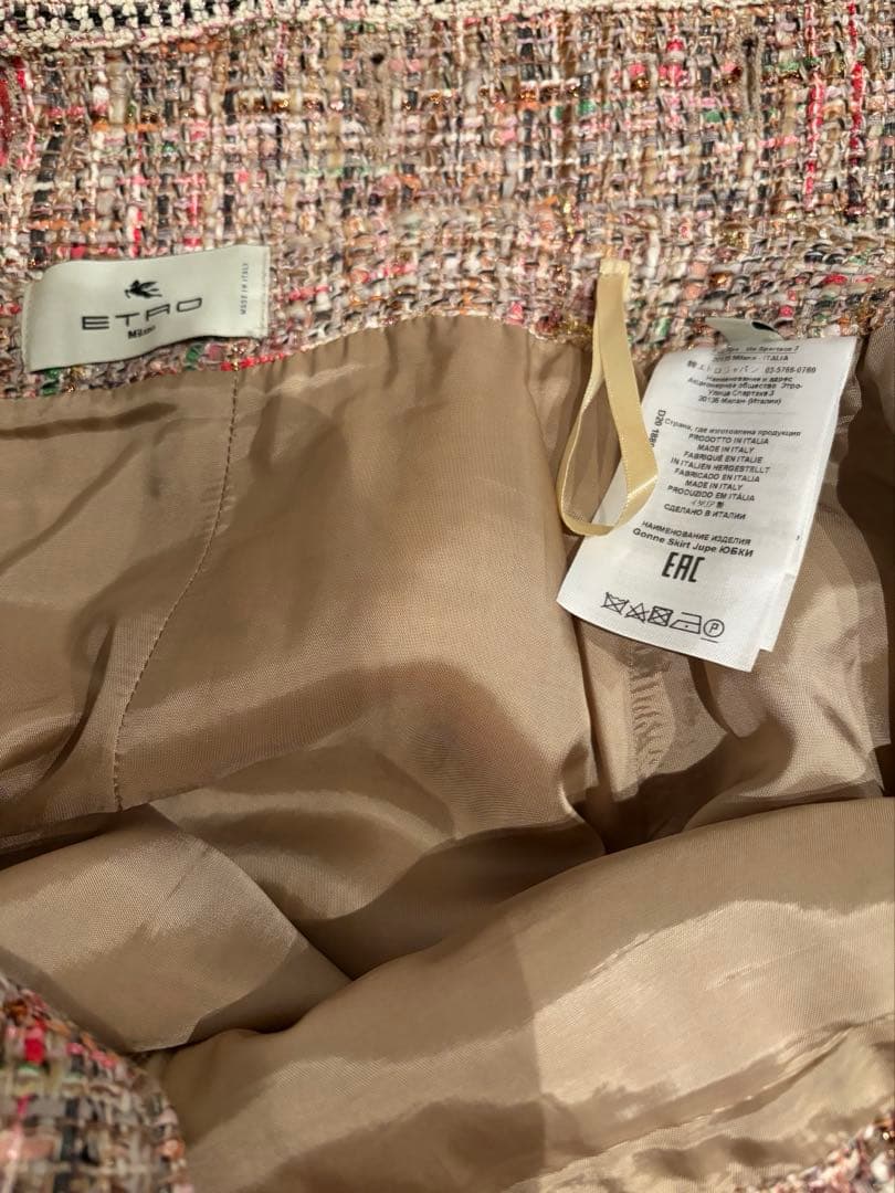 ETRO テーラードツイードセットアップ マルチカラー