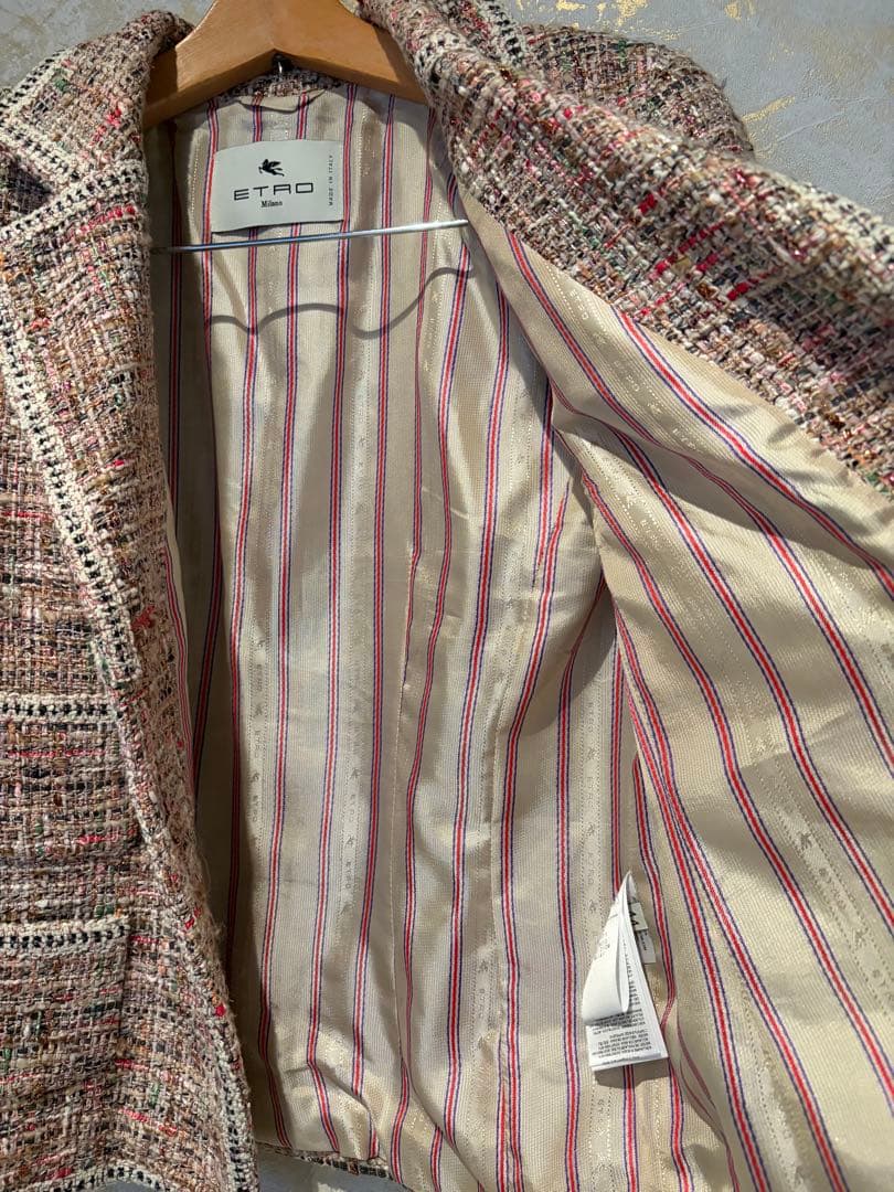 ETRO テーラードツイードセットアップ マルチカラー