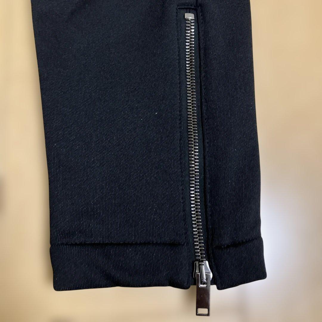 【定価3.5万】　ジュンハシモト　グロスリッチスキニーパンツ　黒 4 Ｌ　美品