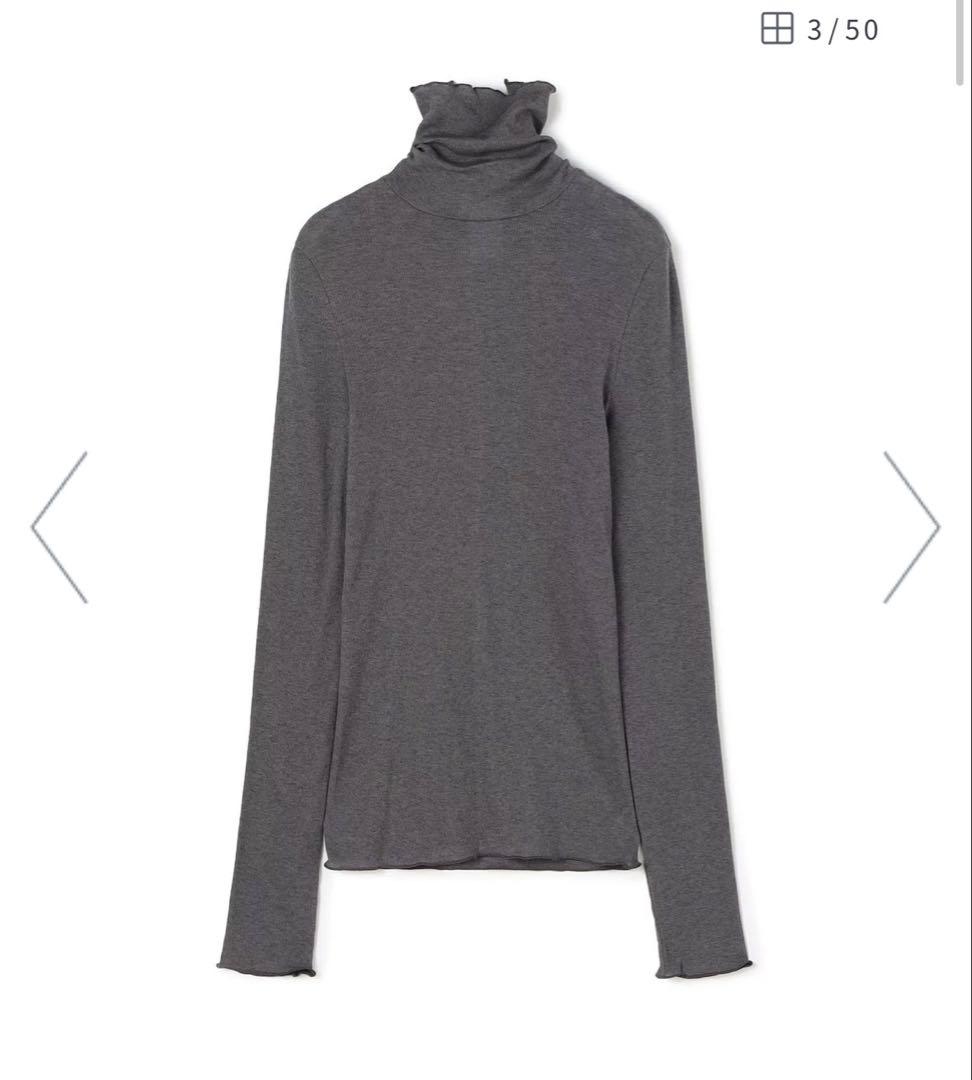 Ballsey 新品　コットンシルクリブ タートルネックプルオーバー