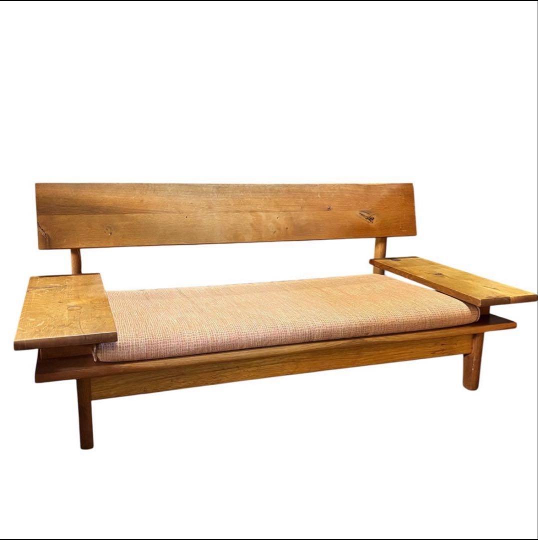 飛騨産業 無垢材 木製 2P ソファ 2人掛け ベンチ 大型ソファ リゾート