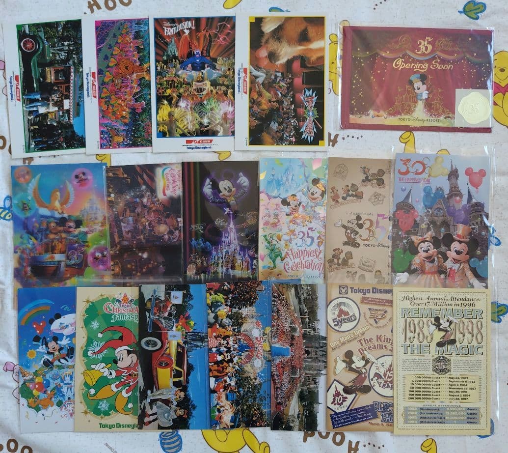 大量！ディズニーポストカード200枚以上　東京ディズニーランドビンテージ他