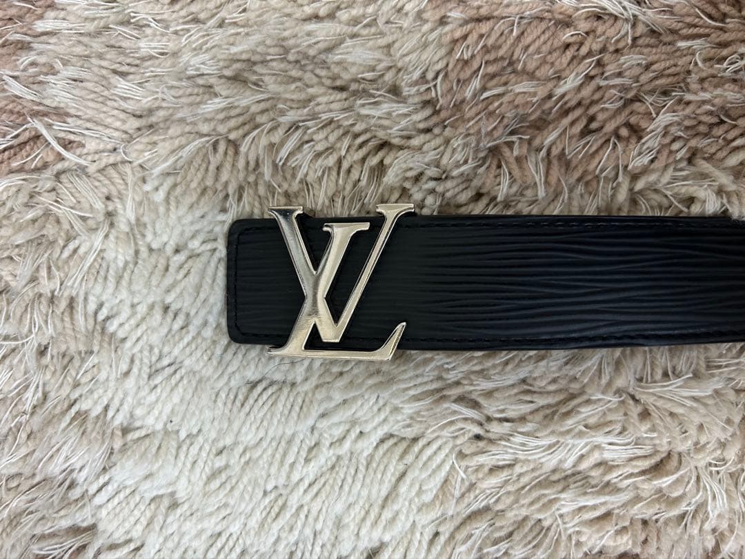 LOUIS VUITTON ルイヴィトン エピ ブラックベルト 80/32