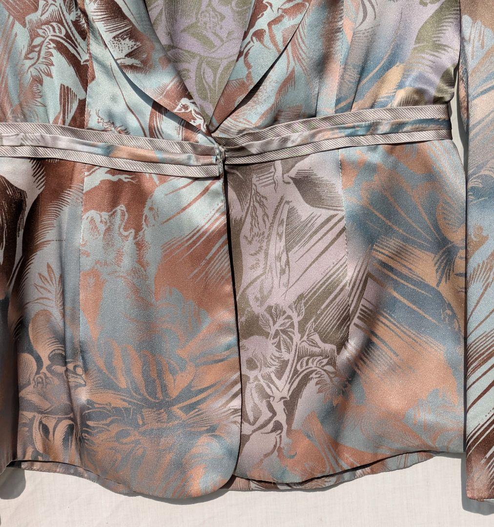 Giorgio Armani シルクジャケット　シックな色合い　国内直営店購入