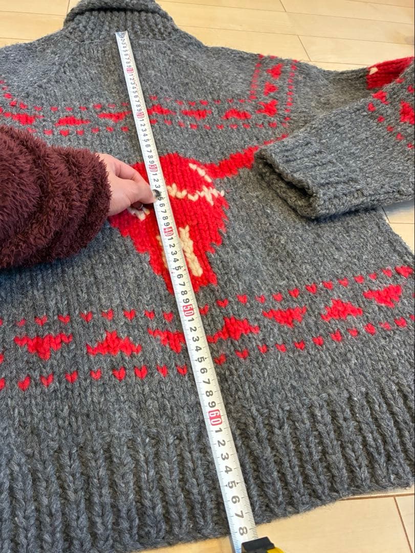 【セール】希少 Schott × KANATA 別注 カウチン L カナダ製