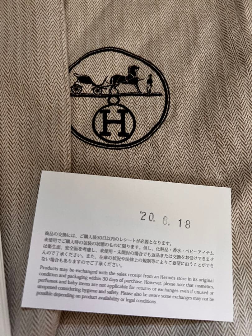 HERMES オアジス　ホワイト ミュール38