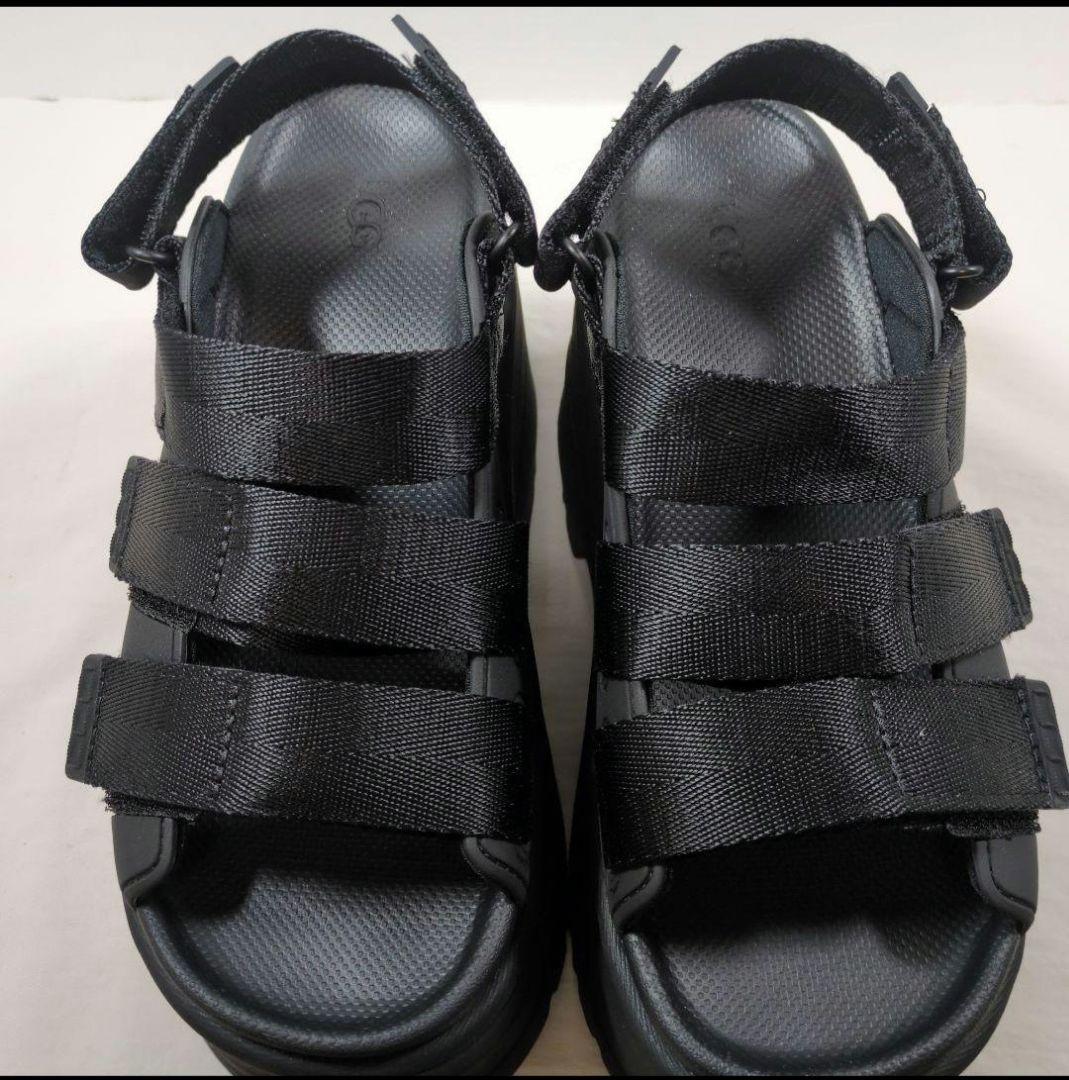 11日迄値下げ！UGG ★サンダル厚底　ゴールデンライズ23cm 黒★超美品