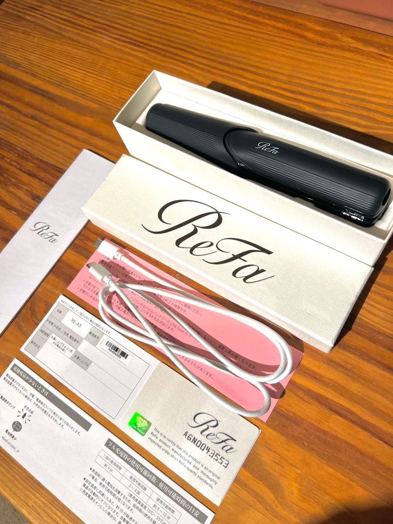 ReFa フィンガーアイロン ST ブラック