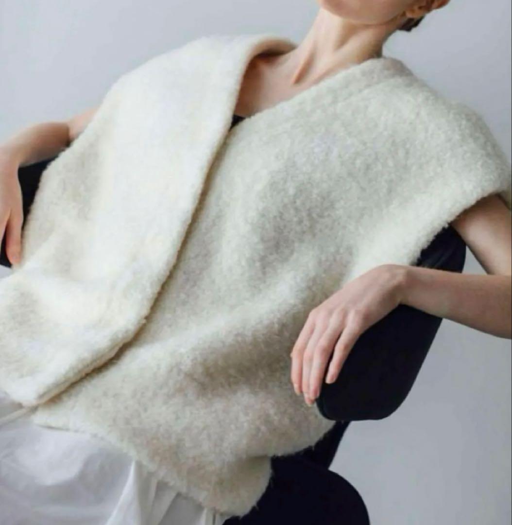 eLLa selectshop ボアシャギーニットジレ　ベスト