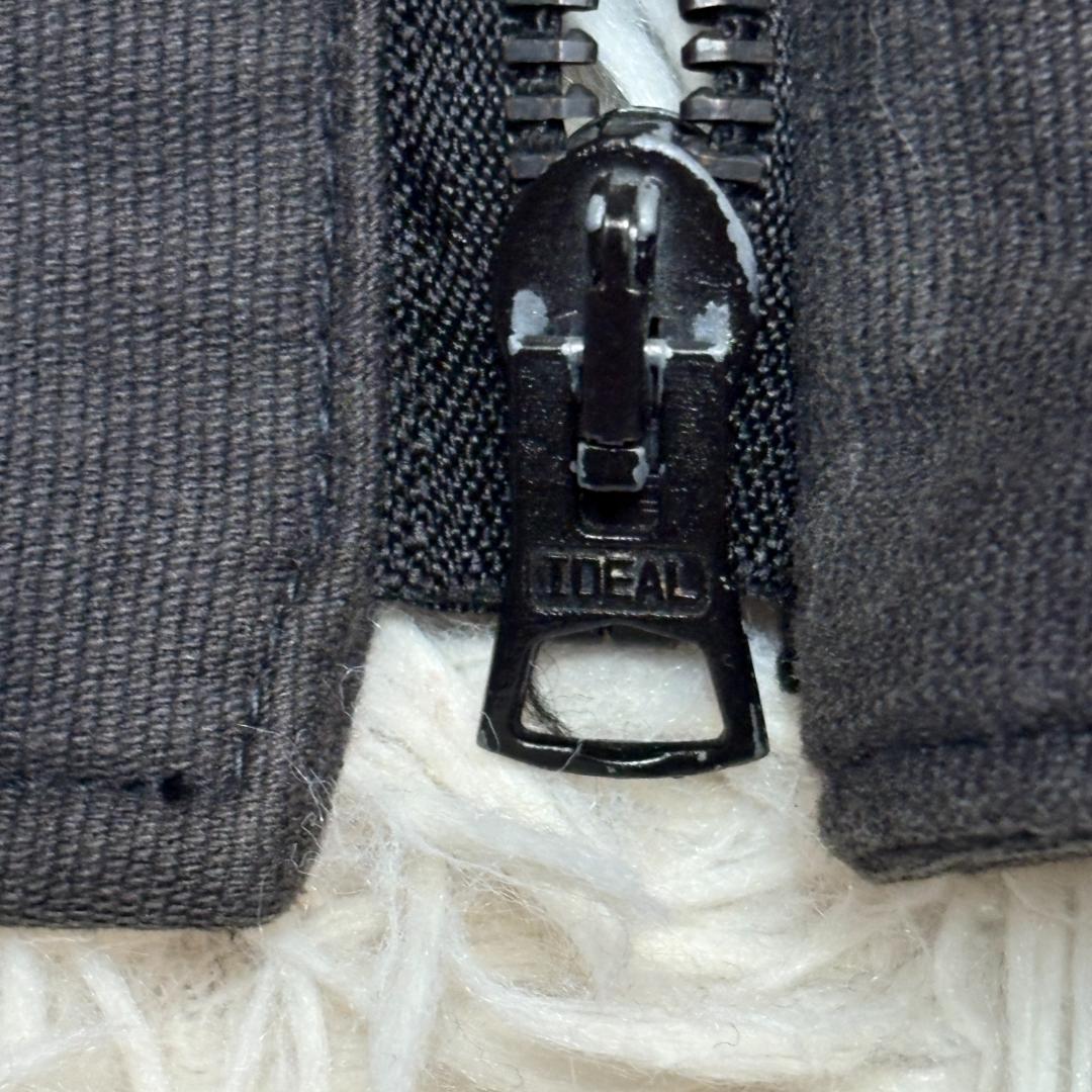 HOUSTON ヒューストン デッキジャケット　N1　黒　IDEALジップ　XL