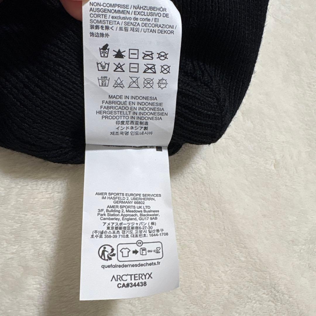 Arc’teryx ビーニー 黒