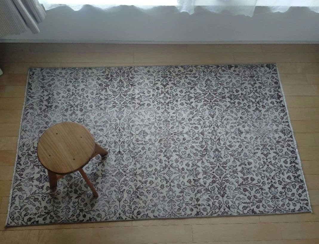 美品●114×188 　トルコ　ヴィンテージラグ