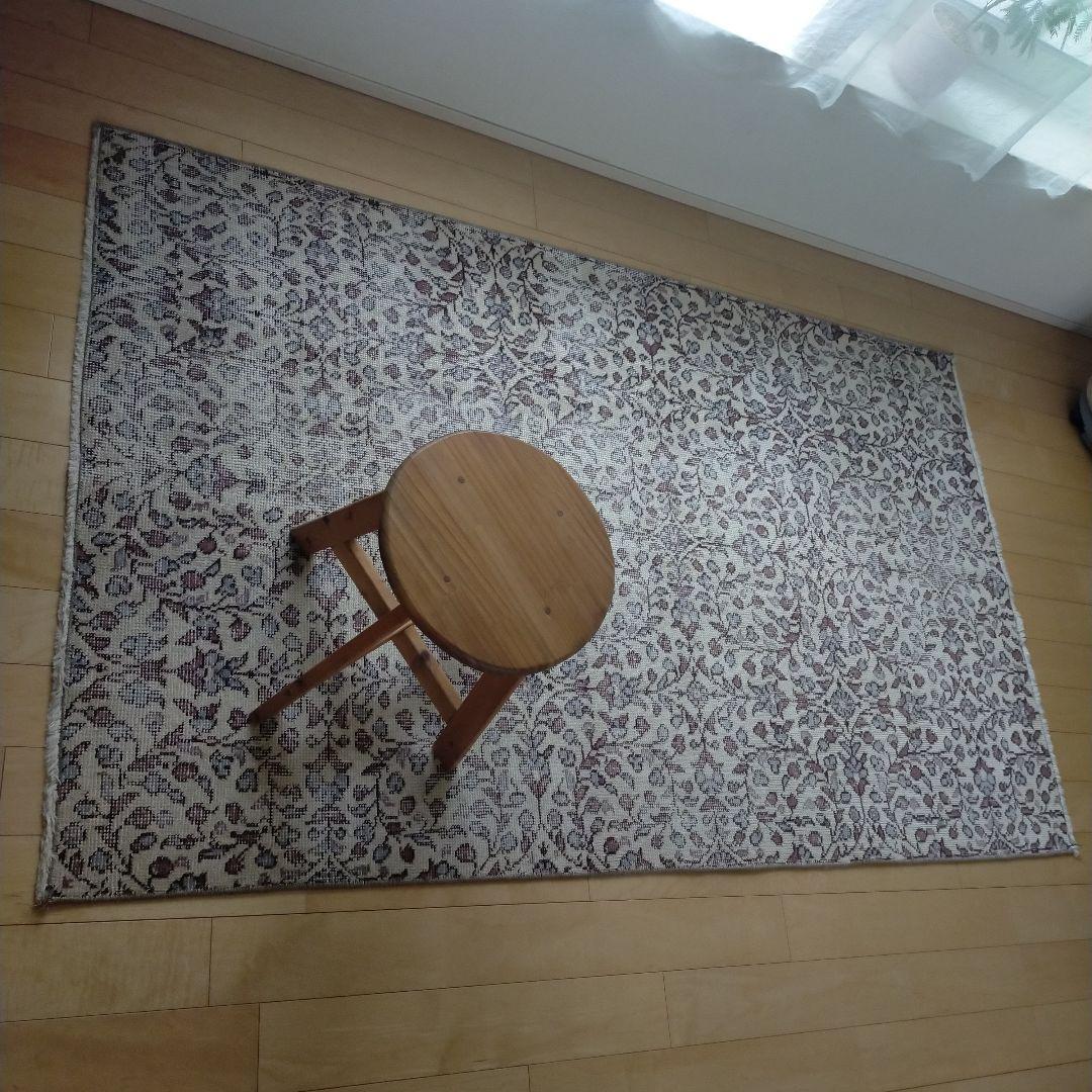 美品●114×188 　トルコ　ヴィンテージラグ