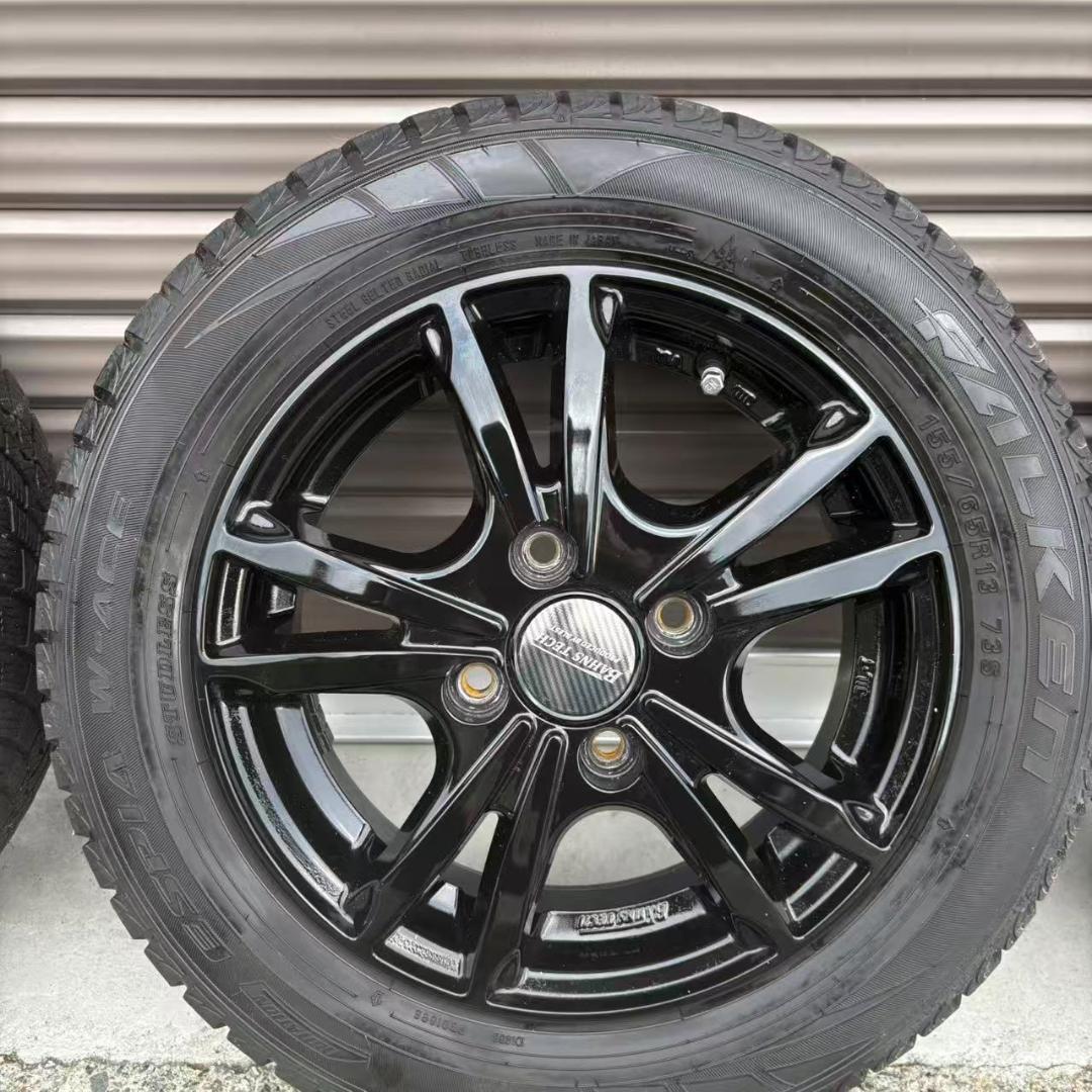 「A」【2件同時購入必須】軽スタッドレス＋ホイールセット（2本ずつ2件で4本）