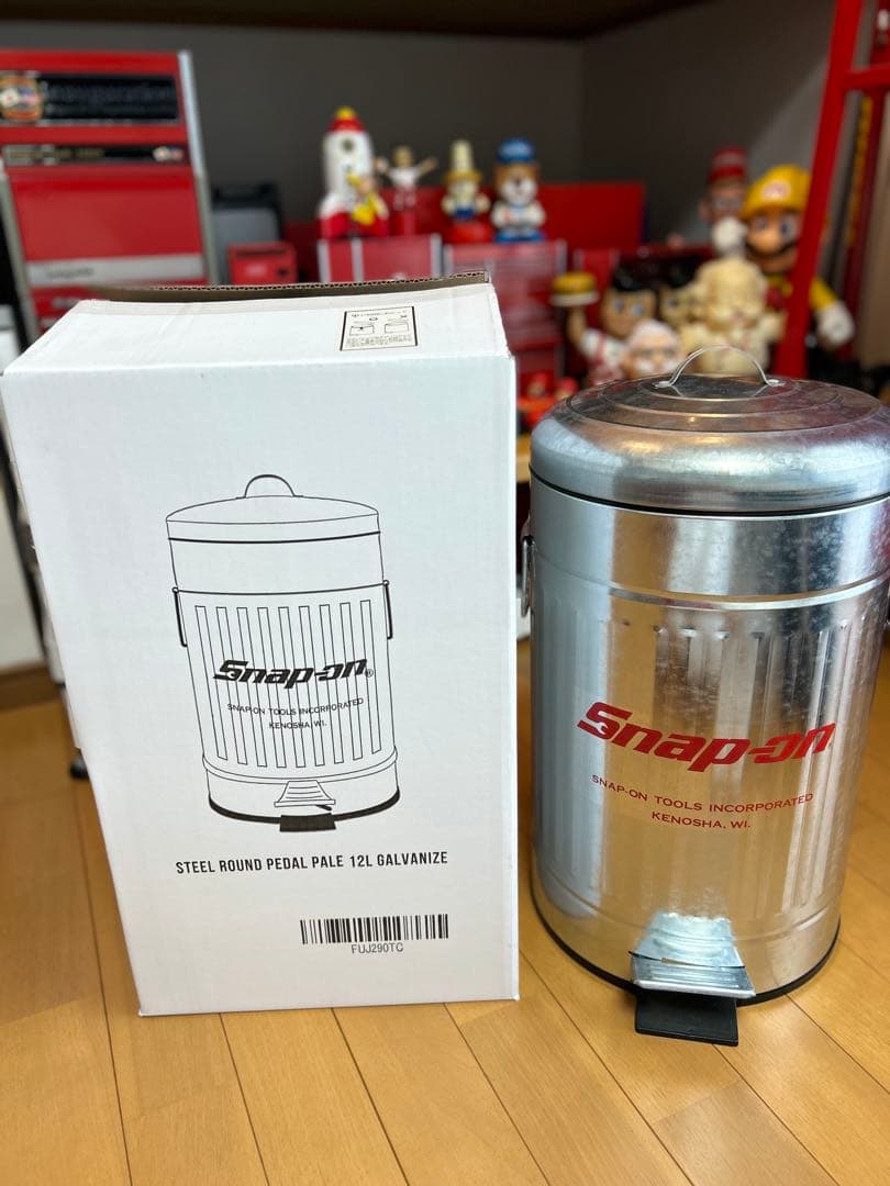 Snap-on ステンレススチール ごみ箱