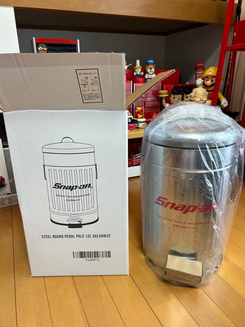 Snap-on ステンレススチール ごみ箱