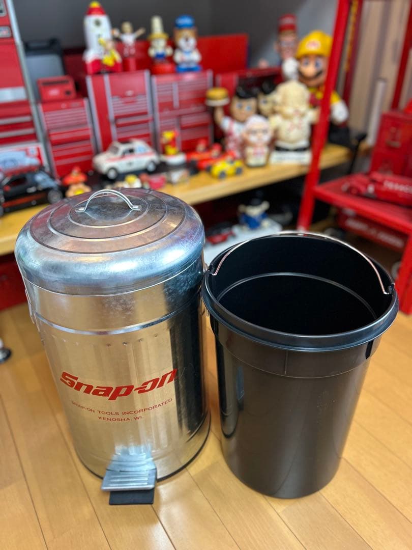 Snap-on ステンレススチール ごみ箱