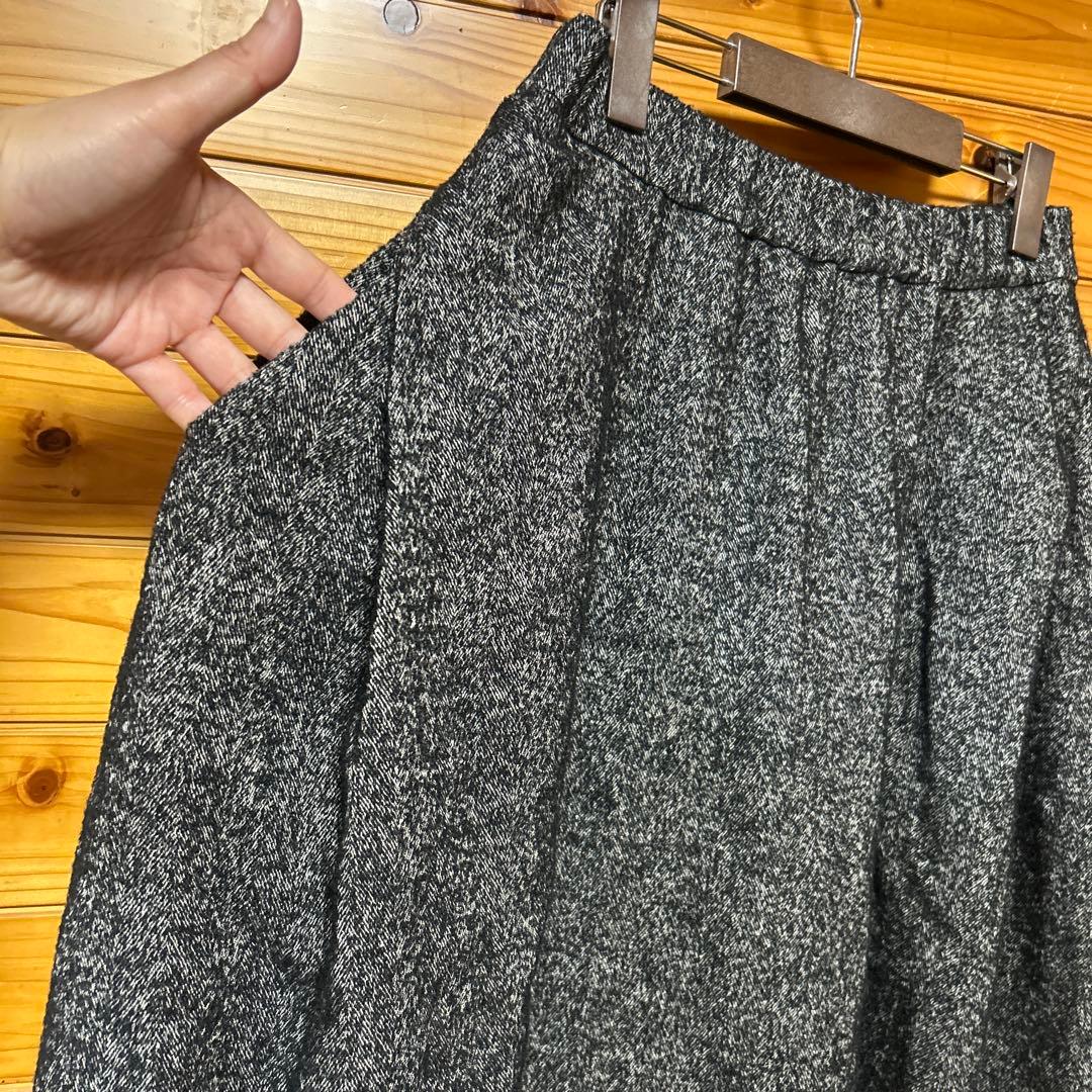 芽風　センソユニコ　秋冬　ウール混　サルエルパンツ　ゆったり