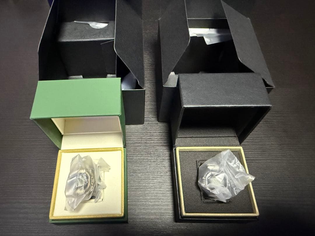 CASIO リングウォッチ　ゴールド シルバー　セット販売